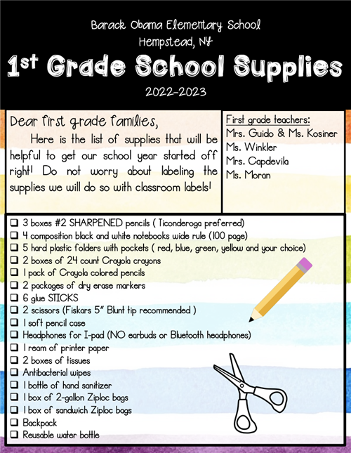 school supplies